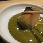 鯛良 - 黒鮑酒蒸し　壱岐