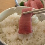 魚真 - 本マグロの中トロ定食