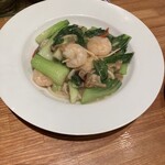 中国料理 堀内 - エビと青菜のあっさり炒め
