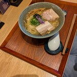 煮干しそば 鶏そば 藍 - 