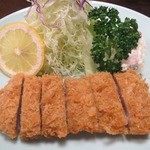 とんかつ蘭 - 富士金華ロースカツ定食（150g）