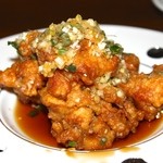 鶏のから揚げ香味ソース 650円 ソースがスゴク美味しいです。