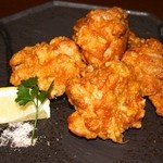 鶏のから揚げ 550円 さくっと肉は柔らかです。