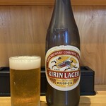 らーめん廣澤 - ドリンク写真:瓶ビール(中瓶)