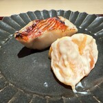 料理屋 稲家 - 【 金目鯛の若狭焼と柿の白和え 】