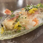 サッポロビアレストラン９１０ - 魚介のカルパッチョ