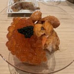 鮨 加 - ウニイクラ小丼