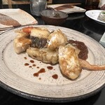 乍旨司 - サワラと菊芋のフリット　辛サンバルソース