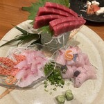 蕎麦食彩 さいとう - 料理写真:刺身3店盛り2,000円
