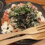 蕎麦食彩 さいとう - 豆腐和布ちりめんサラダ（ハーフ）