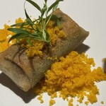 restaurant.m - ・秋刀魚とポロ葱のパートブリック
      　パートブリックとはチュニジア料理で
      　フレンチでも使われるらしい