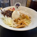 東京麺珍亭本舗 - 料理写真:音霊魂子コラボ油そば(並)