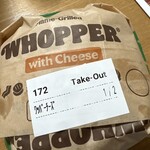 バーガーキング - 料理写真:初めてのバーガーキングワッパーチーズ！