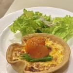 カフェーパウリスタ - サーモンとほうれん草のキッシュ✨