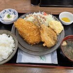 ふれあい館 - お魚フライ定食
