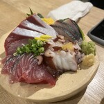 魚豪商 コダマ - 分厚く切られた新鮮なお刺身(*´ω`*)美味〜！