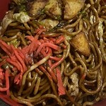 山口屋 - サービス焼きそばも一緒に温めました。