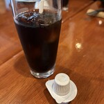 PIZZERIA IMOLA - ランチのアイスコーヒー