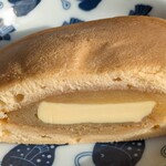 ほしのバター - あんバターどら焼き（スイートポテト）断面