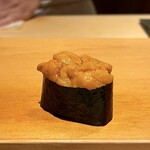 鮨 はしもと - 塩水ウニ 北海道昆布森より