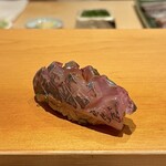 鮨 はしもと - 鯵 岩手より（岩手の鯵はかなりレアなケース）