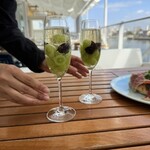 CAFE & PIZZERIA HARBOR - フルーツスパークリング