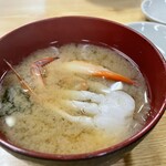 朝市新鮮広場うおすい - 味噌汁150円