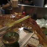 さかい - ホッケの中骨をカリカリに焼いてもらいました。