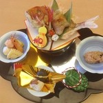 和食堂 山里 - 今日はお食い初め膳をいただきに。