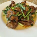 志峰飯店 - レバとニラ炒め