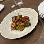 チャイニーズダイニング 結彩 - 黒毛和牛の内腿を使ったオイスターソース炒め