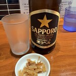 麺燦燦 - 黒ラベルとおつまみ