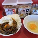 大輝家直系家系ラーメン 大金家 - 生卵は朝ラーメンサービス