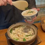 いわもと - お茶碗に装って頂きます(*´ω｀人)