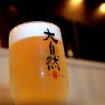 焼鳥 大自然 - ビール