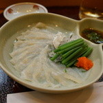 山寿司本店 - とらふぐ刺し