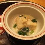 Sengakuji Monzem Monya - 煮物海老芋揚げ出し　蟹餡