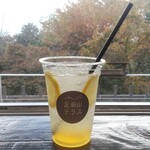 足羽山テラス - 県産はちみつレモンスカッシュ