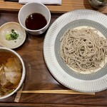 手打そば優心 - 塩豚つけそば