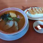 幸楽苑 - 味噌ラーメン+トッピング