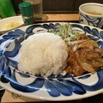 きのえね - 豚生姜焼きライス。¥950円