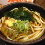 立喰いそば とんがらし - ミニ天丼セット550円のうどん