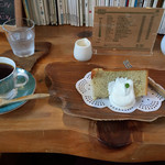 自家焙煎珈琲 Cafe Kubel - シフォンケーキセット