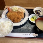 トンカツ 浅井 - 料理写真:メンチカツ＋串カツ900円