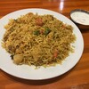 ニルワナム - ベジビリヤニを皿にブチまけたサマ