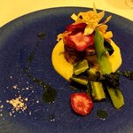 リストランテ ラ ソリア - 太刀魚のロットーロ　ナスとアンチョビのピューレ（2025.10）