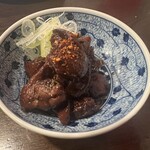 金町製麺 - 鶏もつ煮