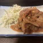 金町製麺 - 豚肉の生姜焼き
