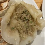 石の家 - 焼き餃子の断面