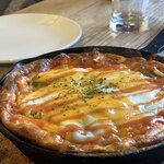 季節野菜のスキレットオムレツ